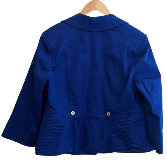 Cato Women's Size 16/18 Blazer Jacket
Royal Blue, Lined - Picture 4 of 15
